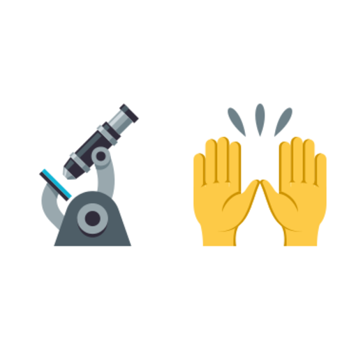 🔬🙌 Emoji Domain EmojiOne rendering